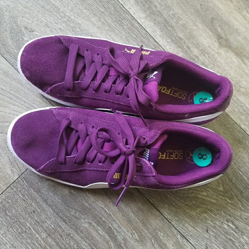 Puma Vikky Softfoam Suede Casual Sneakers